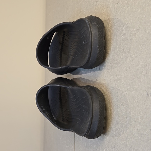 Crocs dark blue navy unisex slides sandals, men's size 8, women's size 10 - Picture 5 of 9